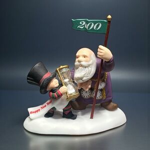 Department 56 - Happy New Year! 2000 Father Time and Baby New Year 56.56443